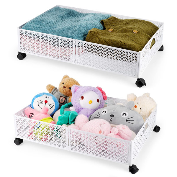 Rebrilliant Metal Underbed Storage Set Wayfair